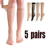 Load image into Gallery viewer, Women Ultra-thin Stockings - 5 Pairs
